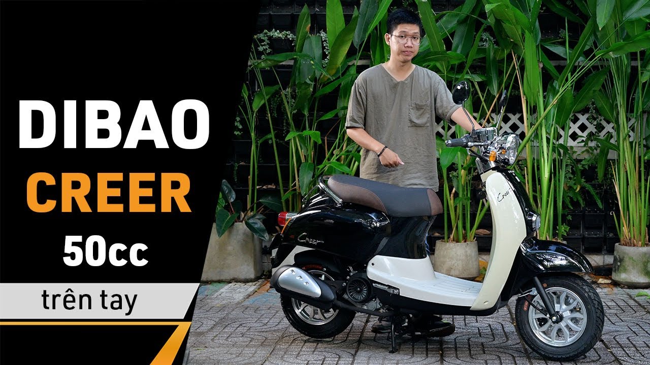 Trên tay Dibao Creer 50cc: xe kiểu dáng lạ dành cho học sinh, giá 24 triệu