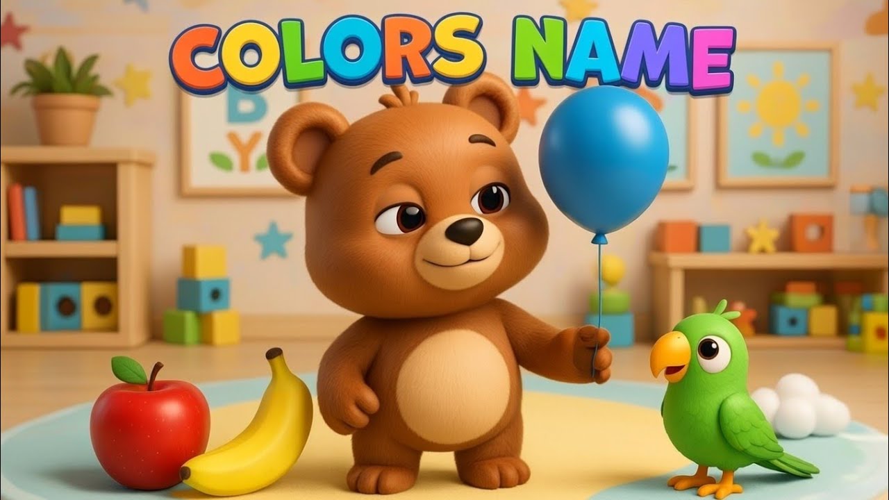 Colors name | Learn Colors for Kids | Color Song | ZippyZoon