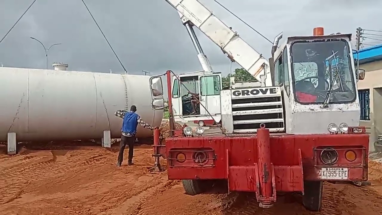 Setting up of gas tank 