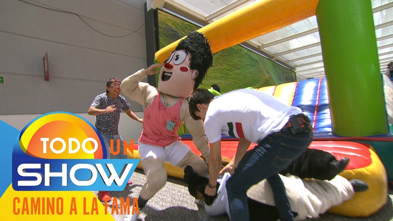 ¡Los Destrampados enfrentan a Corazón Grupero en la carrera de botargas de Todo un show!