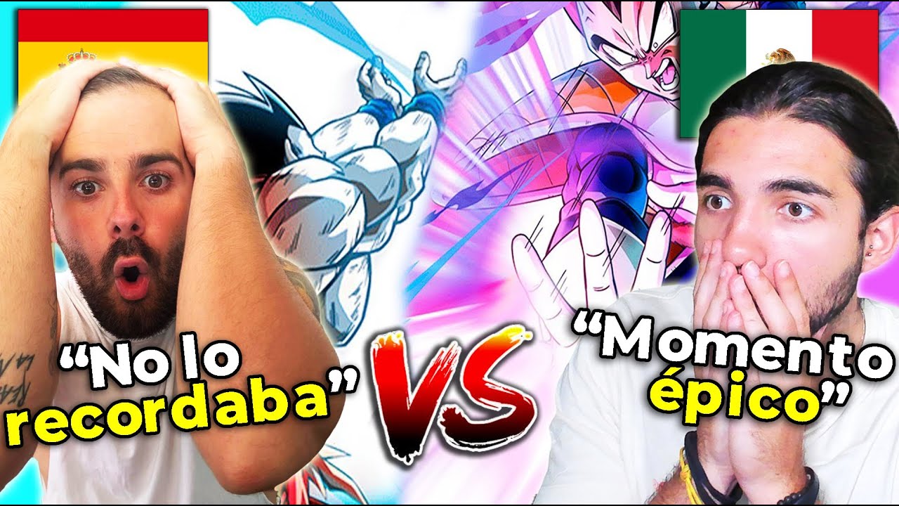 🇪🇸 2 ESPAÑOLES REACCIONAN A 6 DOBLAJES UN MOMENTO ÉPICO 🇲🇽 DE KAMEHAMEHA VS GARLICK HO - NoMeDuchoGT