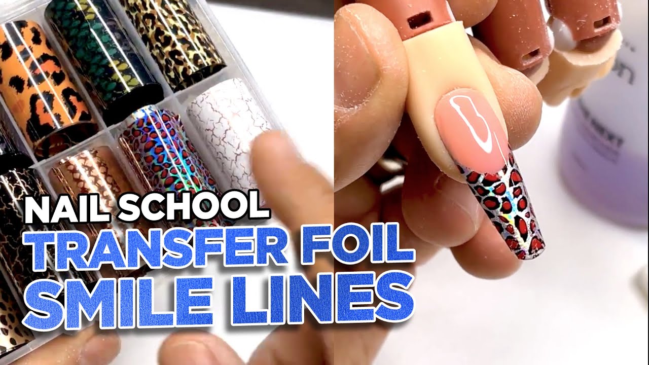Nail School | Tips and Tricks for a Sharp Foil Smile Line