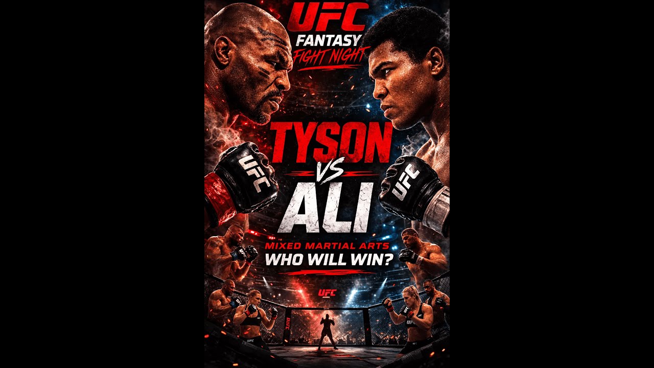 ALI vs TYSON in the UFC?! Fantasy Fight Night Simulation