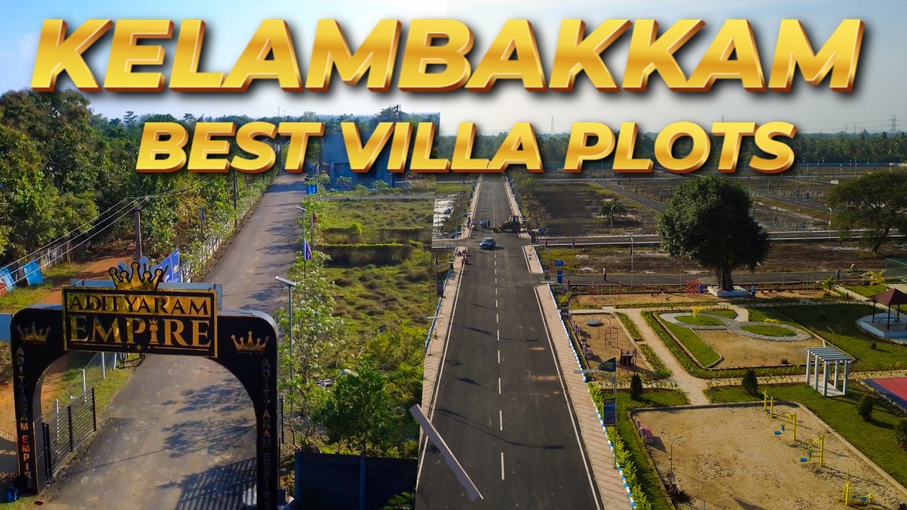 Premium Branded Villa Plots @Adithyaram Empire | Vandalur to Kelambakkam Road | RERA Approved #sale 