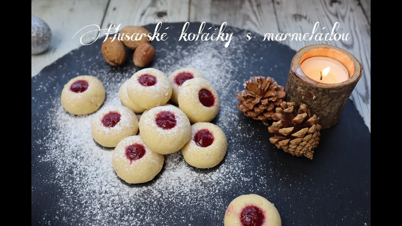 Husarské koláčky s marmeládou | ❄ Vánoční edice ❄ | CZ/SK HD recipe