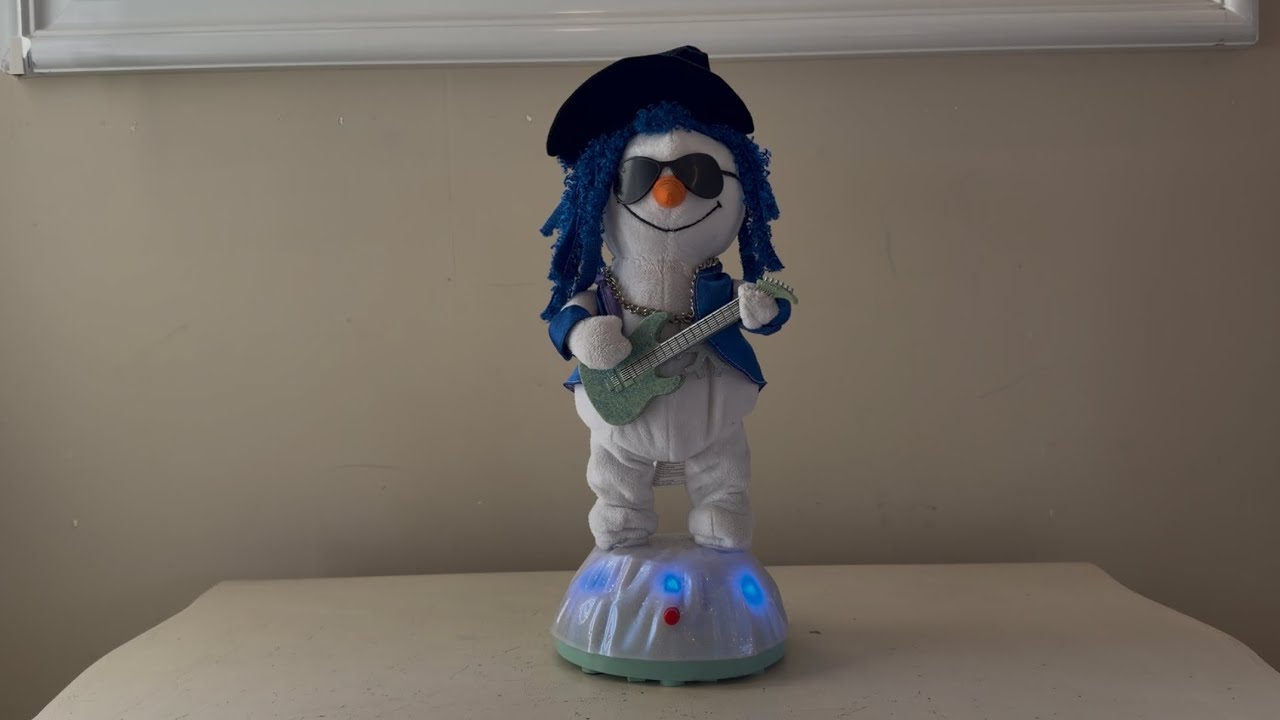 Анимированные рождественские песни Gemmy Christmas Animated Jingle Bell Rockers Snowman Singing D...