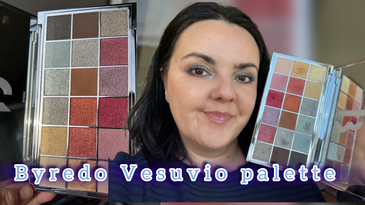 Byredo Vesuvio eyeshadow palette / 4 makeup looks & swatches/ worth the money