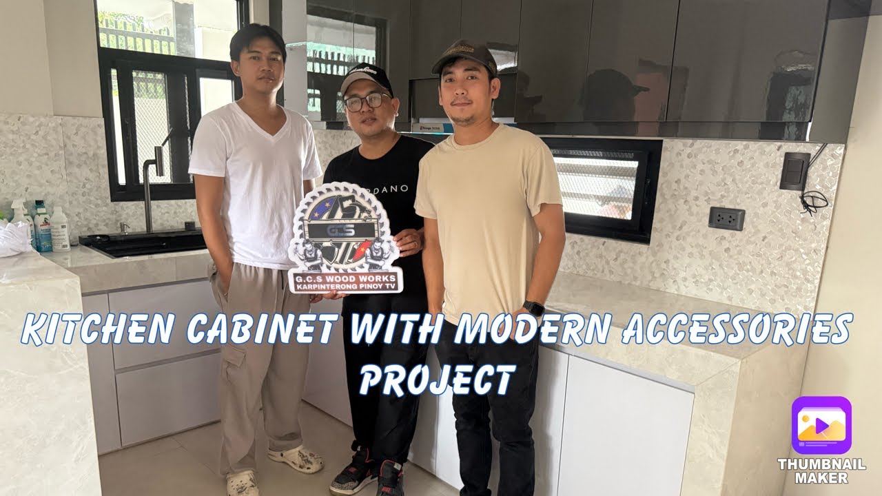 Kitchen with modern accessories project at Sta. Lucia Village Valenzuela City