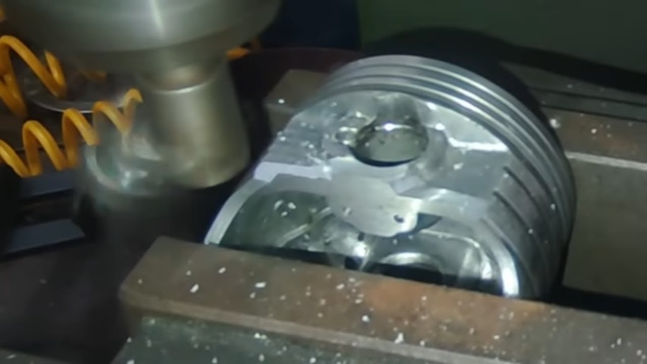 make racing pistons using used pistons | 4 valve