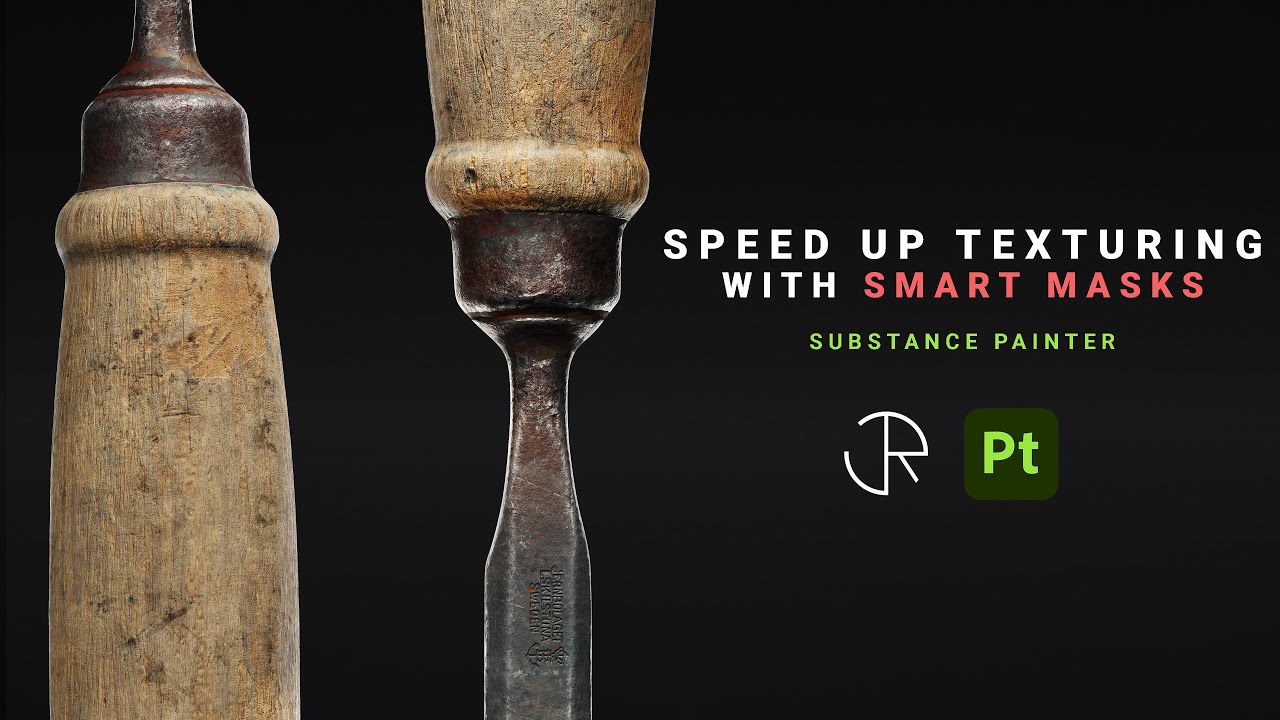 Speed Up Prop Texturing with Smart Masks Substance Painter Tutorial