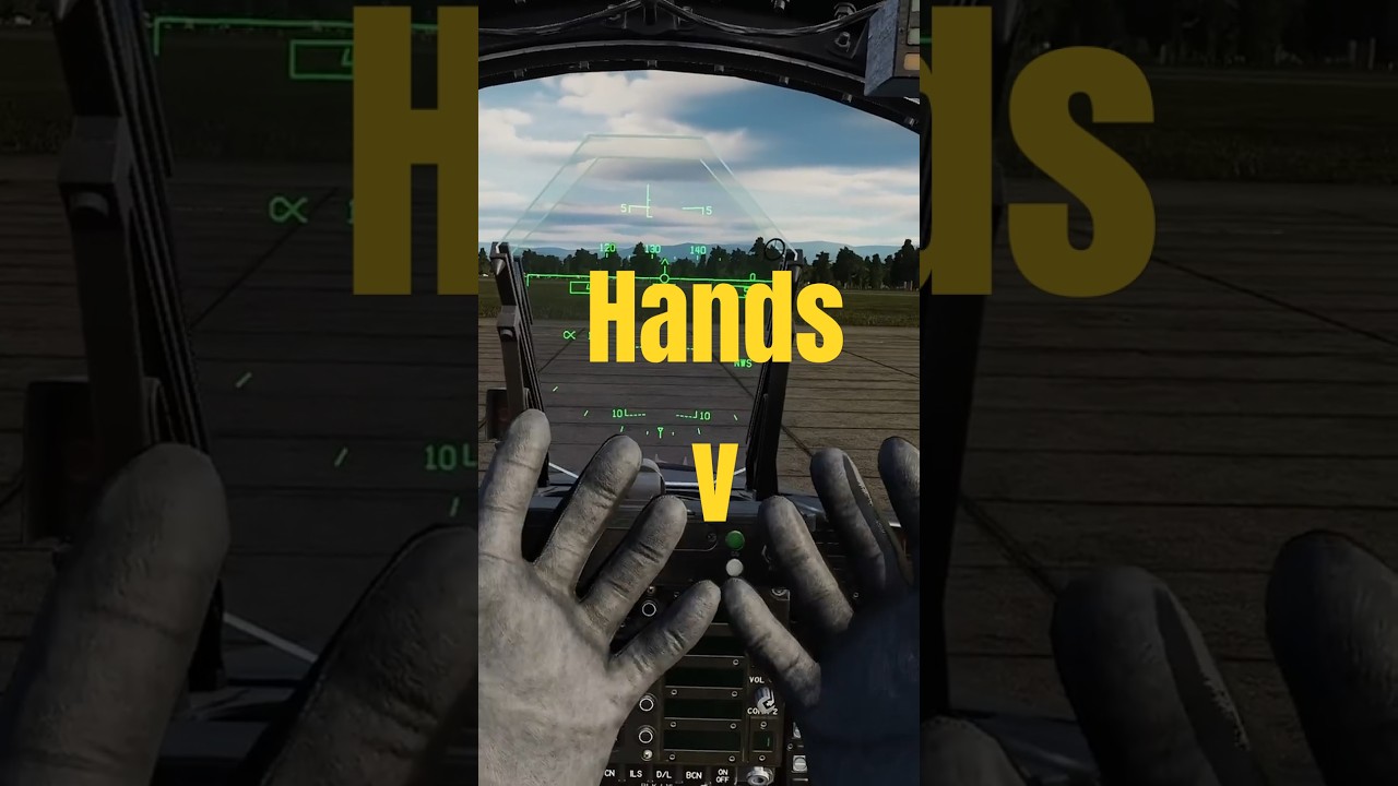 Quick VR Hands Showcase in DCS World