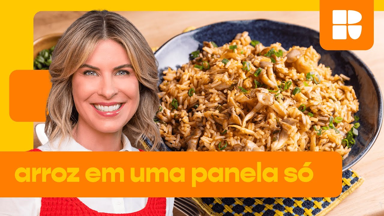 Arroz com cogumelo e tomate feito em uma panela só! 🥘 | Rita Lobo | Cozinha Prática