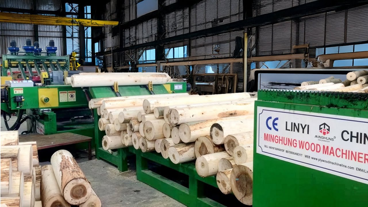 Extreme Wood Processing–Handling Giant Logs In An Industrial Factory| Inside the Largest US Factory
