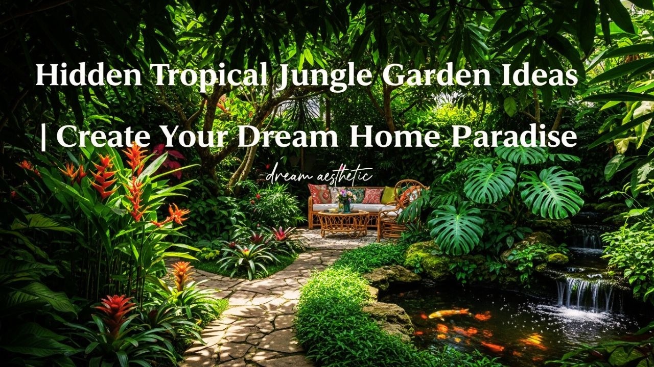 🌿 Secret Jungle Garden Ideas for 2025 | Create a Private Tropical Oasis at Home