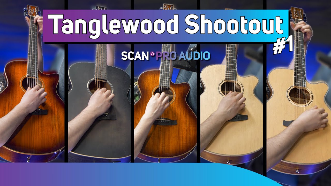 Tanglewood Acoustic Comparison #1 - No Talking, Just Playing - Demonstration