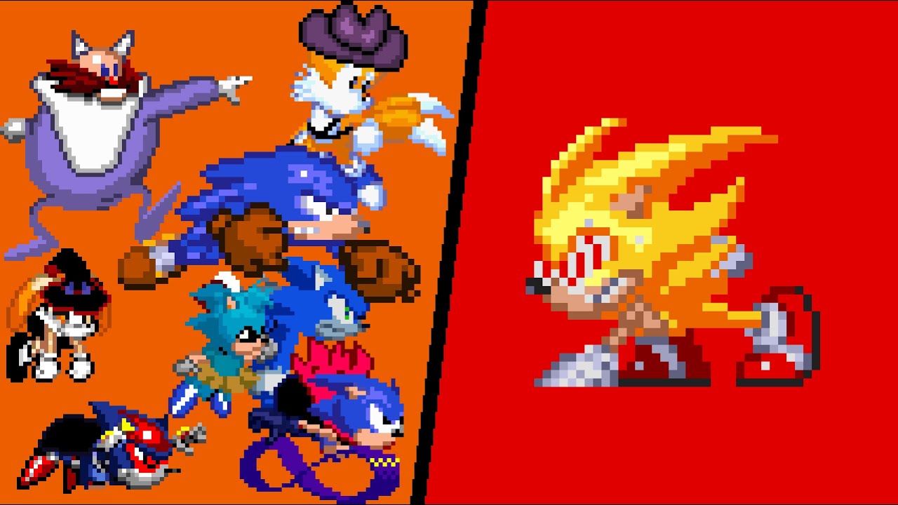 A Competitive Team VS Fleetway Super Sonic [Outcome Memories]