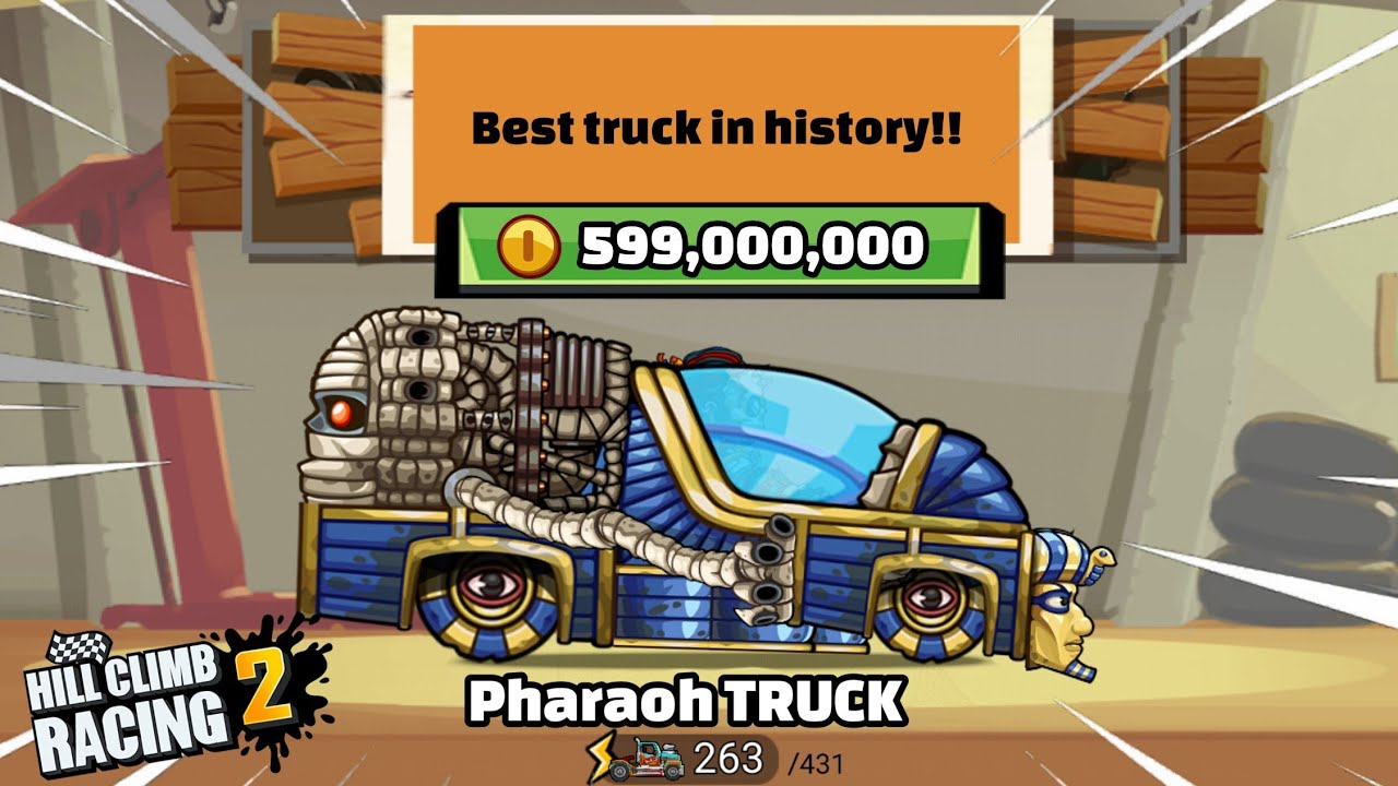 Hill Climb Racing 2 - New! PHARAOH Truck😱 (Gameplay)