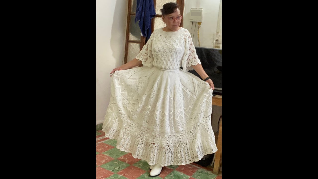 Tejo falda larga a crochet PARTE 6