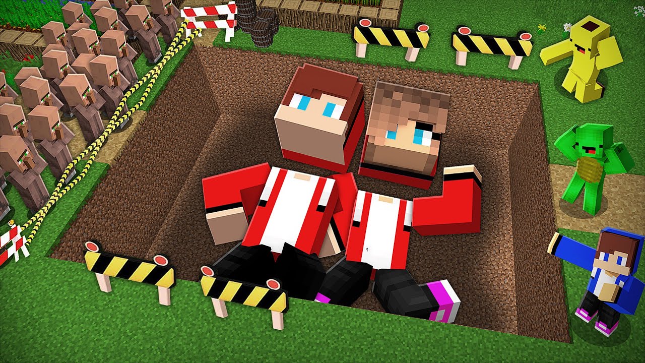 GIANT JJ FAMILY in Minecraft Challenge - Maizen