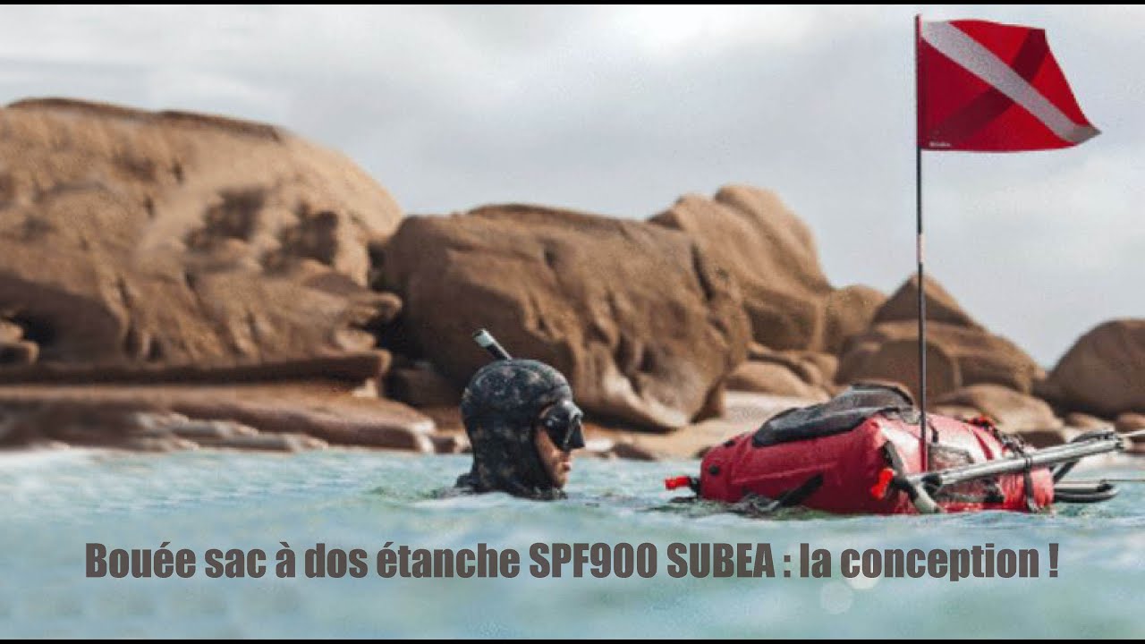 Bouée sac à dos étanche de chasse sous-marine SPF900 SUBEA : la conception !