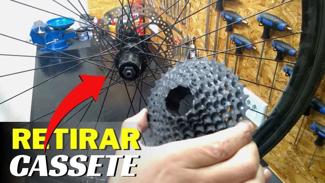 COMO RETIRAR CASSETE | REMOVENDO e MONTANDO o CASSETE (K7) da BIKE