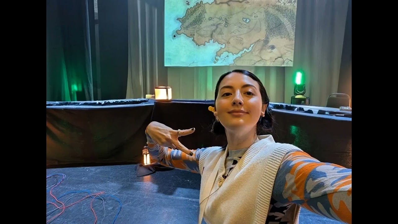 Jane Posing At Her Phone Camera While On Set Of D&D Before The Show Starts 2026