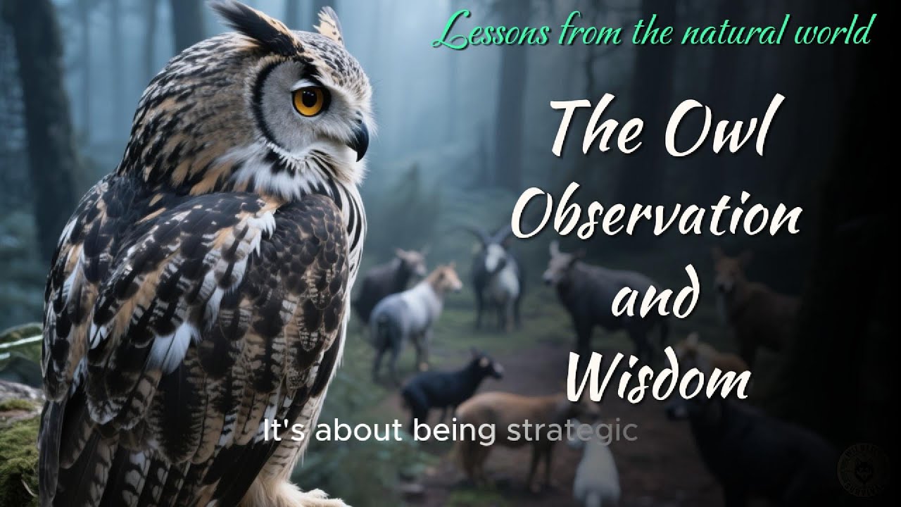 The Owl: Observation and Wisdom. #animalstory #nature