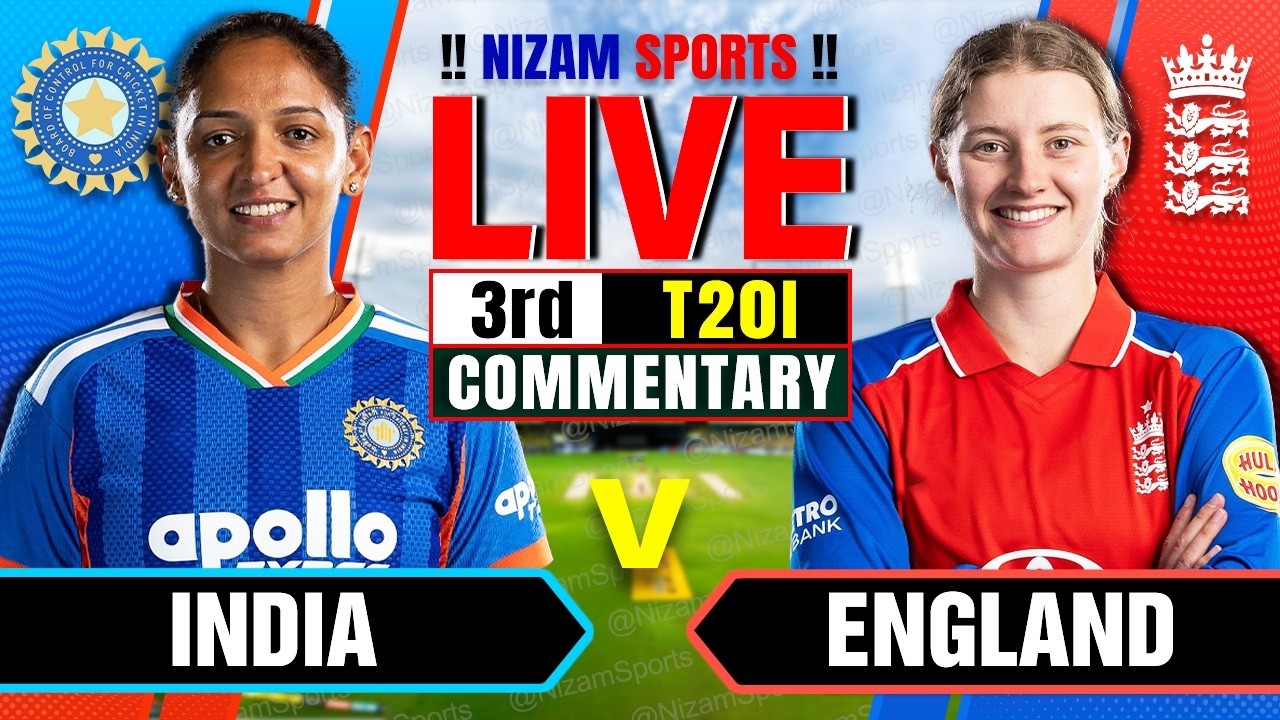 🔴Live: India vs England | 3rd T20I | Live Cricket Score & Commentary
