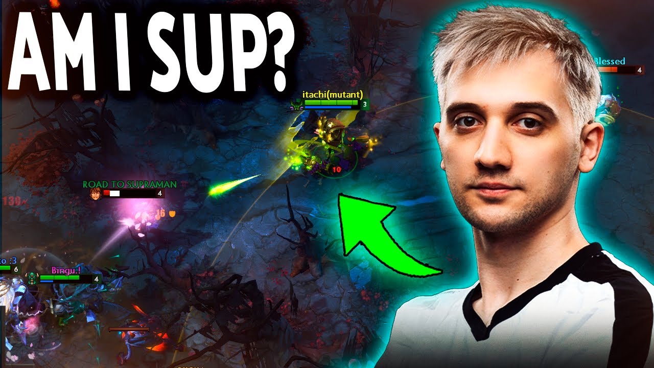 Arteezy is playing in Anime + Support Mode...