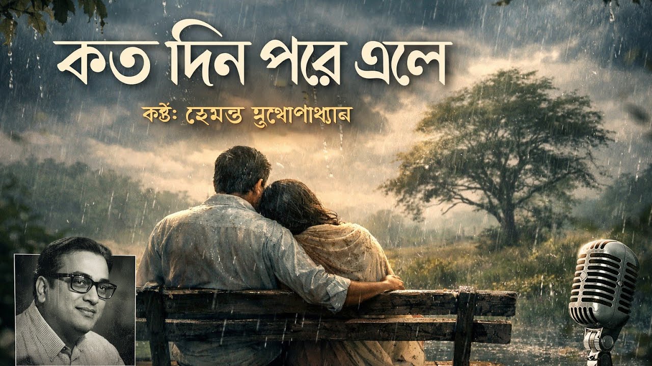 Koto Din Pore Ele – Hemanta Mukherjee | কত দিন পরে এলে | Evergreen Bangla Song