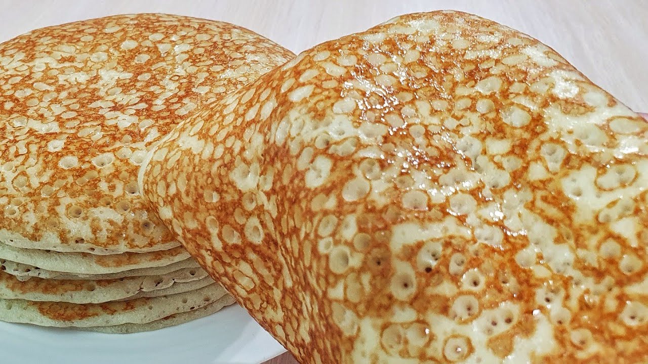 Идеальный рецепт самых пористых блинчиков