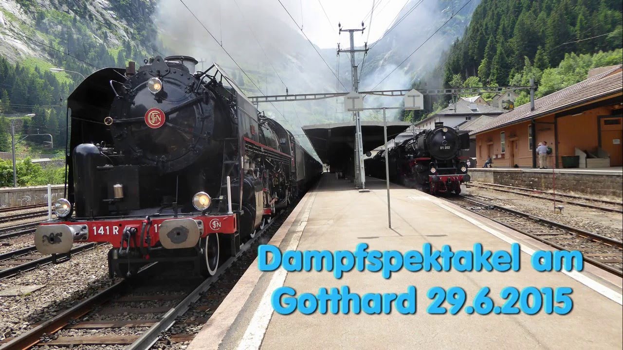 Dampfspektakel am Gotthard 29.6.2015