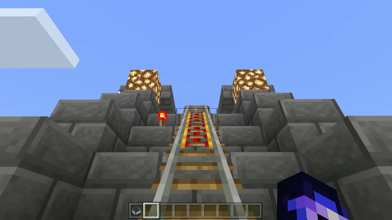 Python Full Ride (Minecraft roller coaster) Made by me