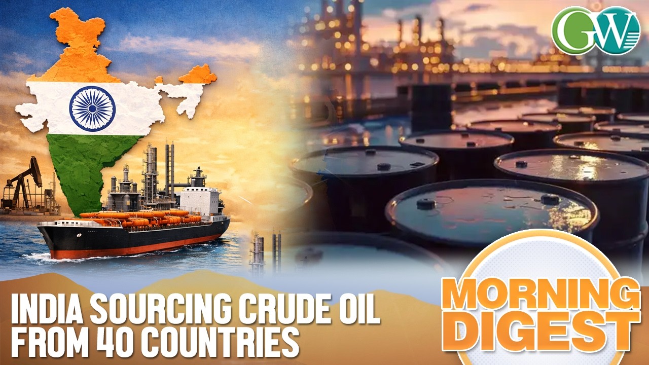 INDIA SOURCING CRUDE FROM 40 COUNTRIES VIA ALTERNATE ROUTES AMID HORMUZ BLOCKADE