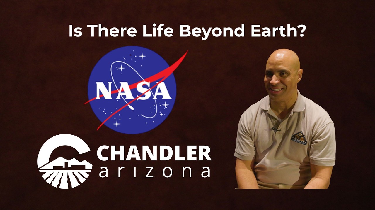 Инженер НАСА Коби Бойкинс посетил Центр искусств Чандлера.