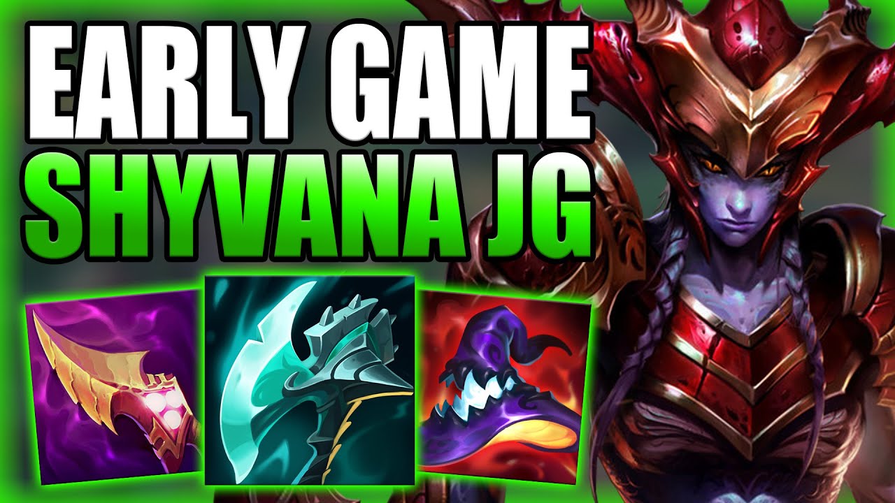 THIS IS HOW YOU CAN OUTPLAY AN EARLY GAME JUNGLER AS SHYVANA!  - Gameplay Guide League of Legends