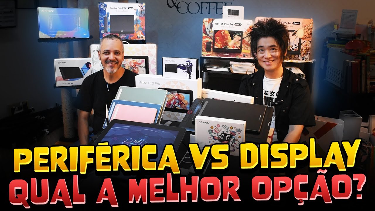 XPPEN qual a mesa digitalizadora VALE A PENA, display ou periférica? Sketch Crás
