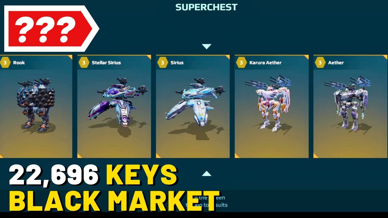 War Robots Black Market Chest Opening December 2025 - (No Commentary) WR F2P