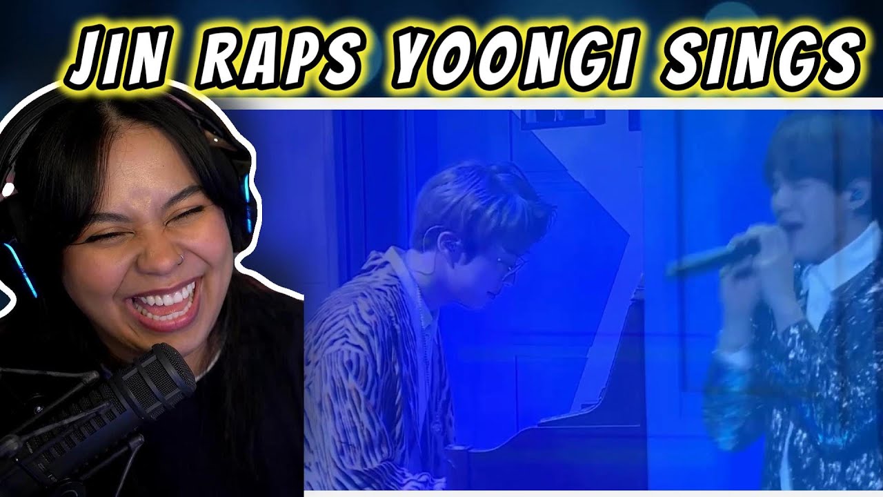 JIN RAPPING & YOONGI SINGS 'AWAKE' REACTION