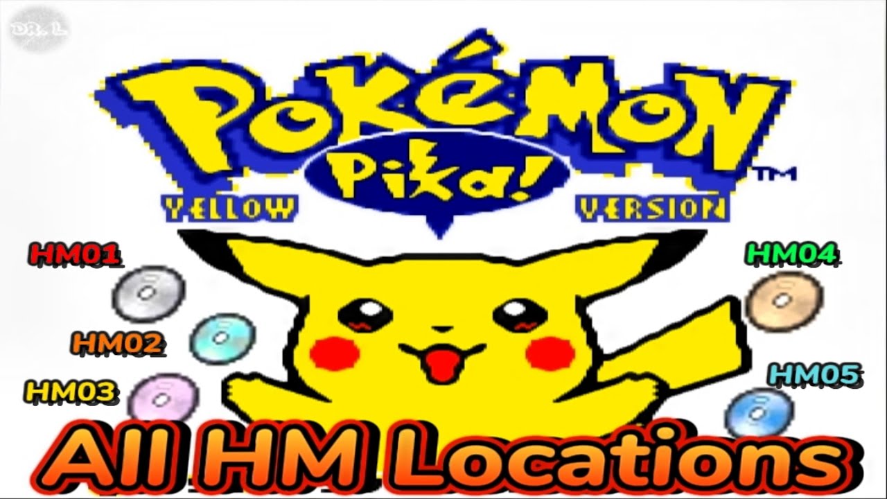 Pok&eacute;mon Yellow: How to Obtain All HMs | Complete HM Locations Walkthrough | The Most Detailed Guide!