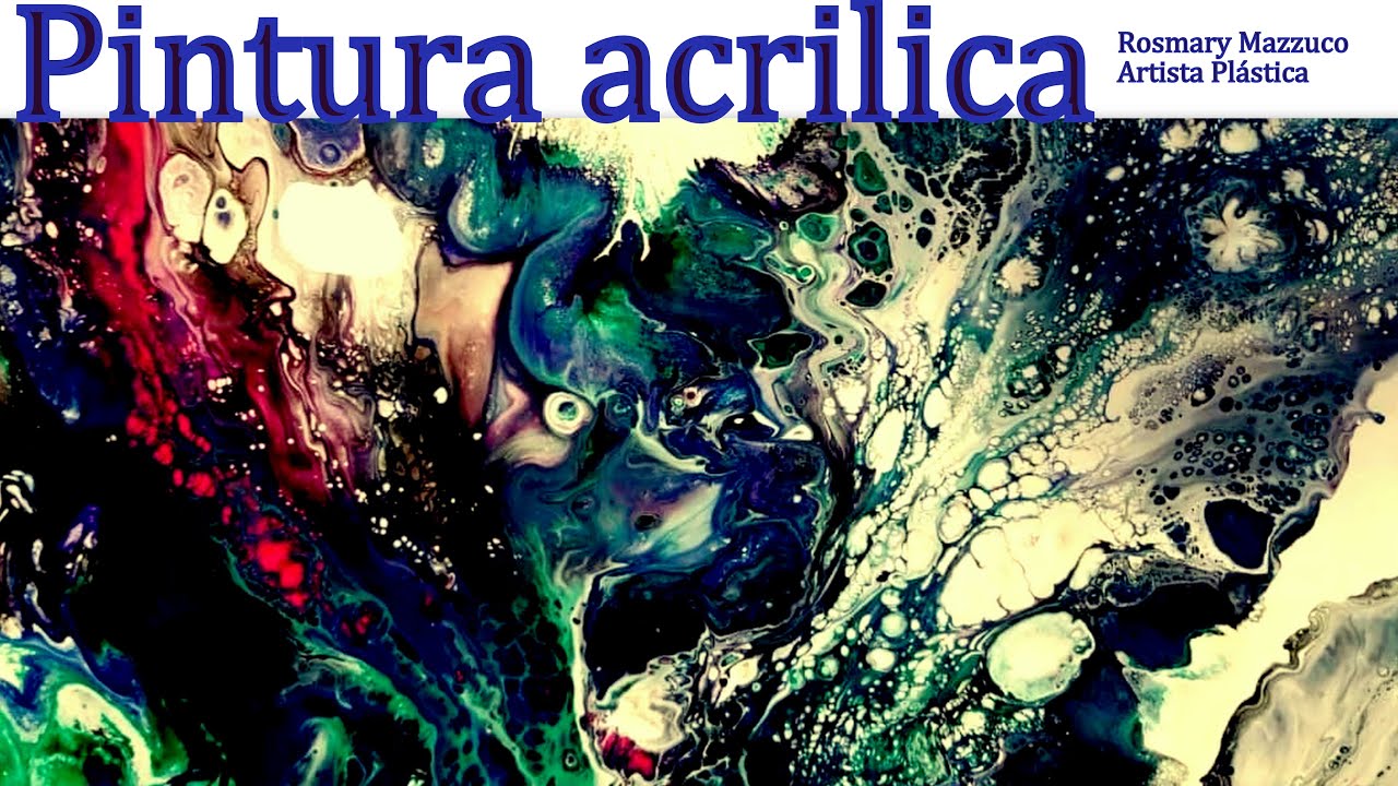 Pintura Acrilica Passo a Passo Fluid painting @Paristelas @mazzuco_gallerie @acrilicofluidoderramado