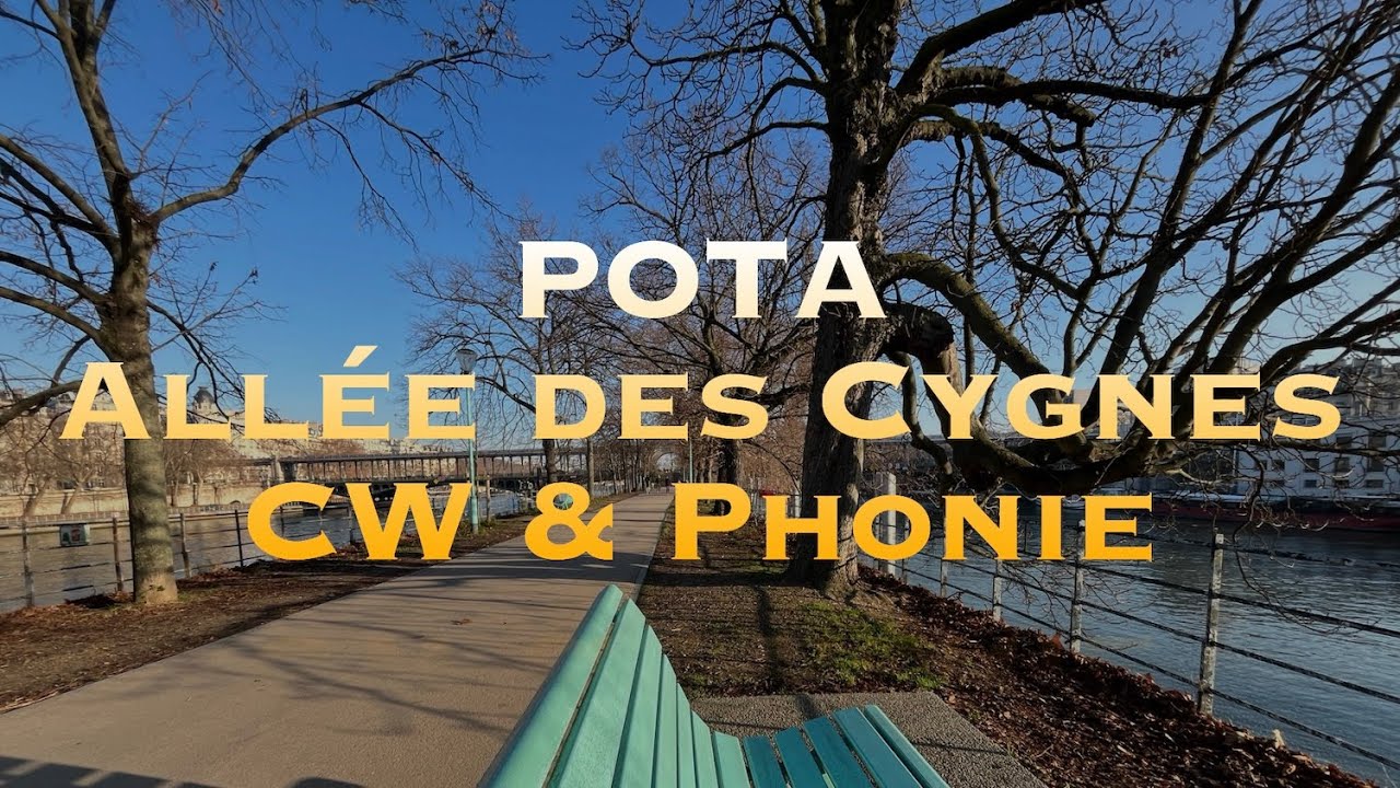 POTA Allée des Cygnes, au pied de la Tour Eiffel à Paris - FR-13922
