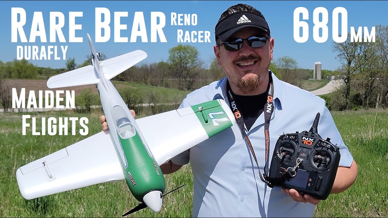 Durafly - Rare Bear Reno Racer - 680mm - Maiden Flights