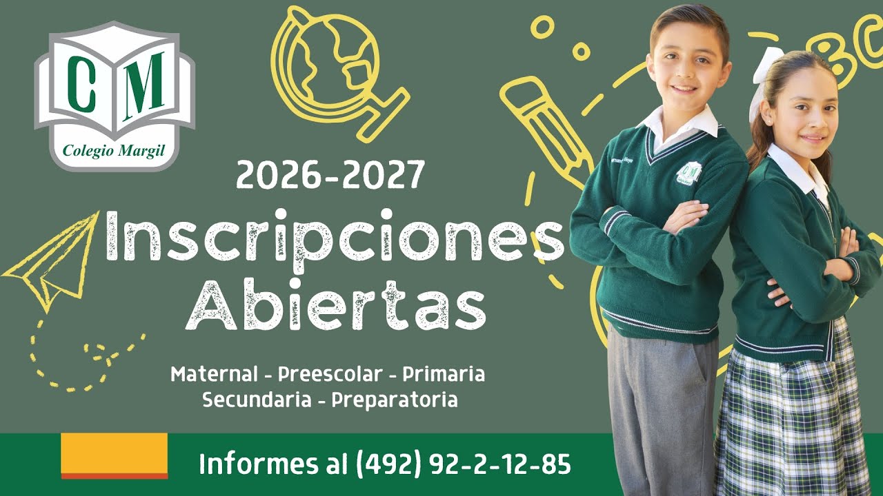 Inscripciones Abiertas Ciclo Escolar 2026-2027