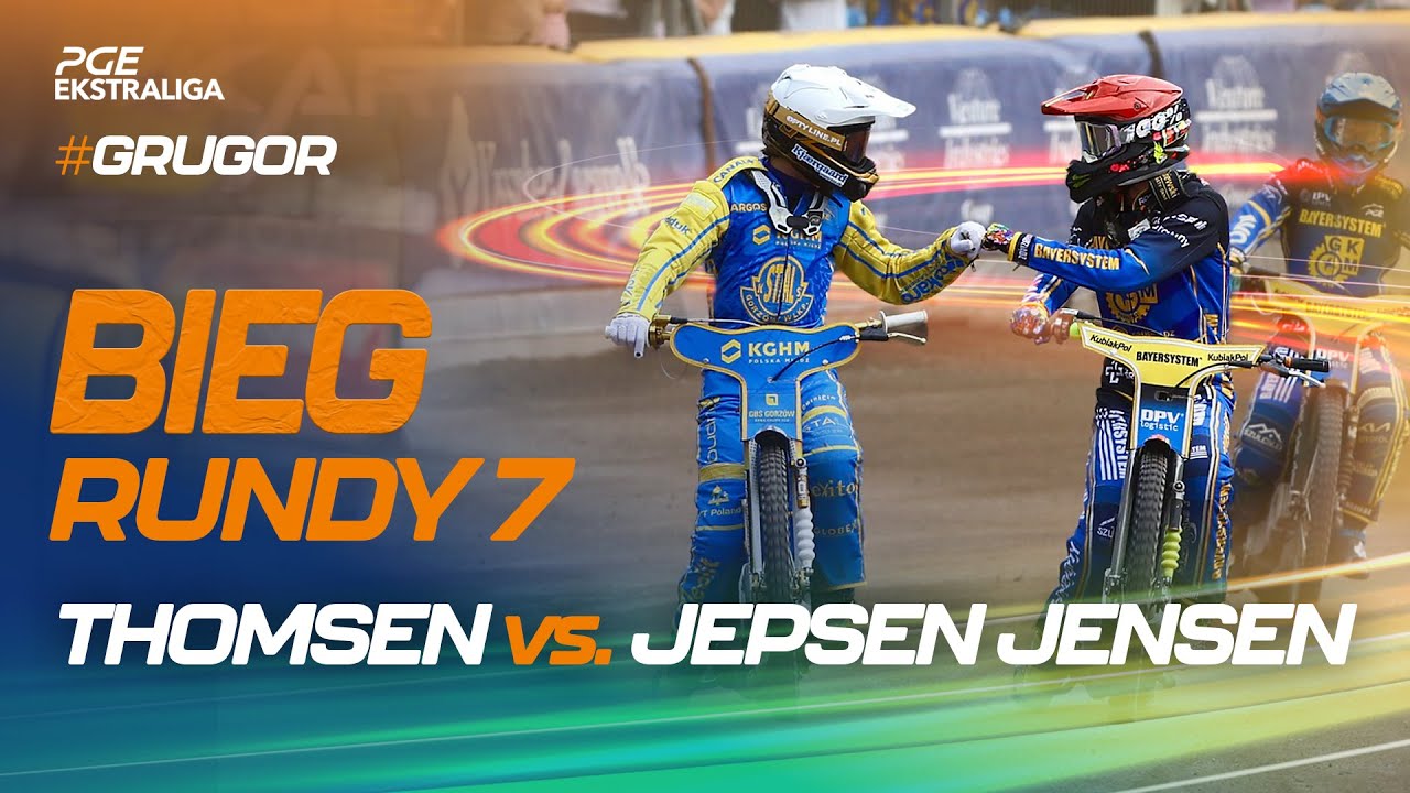 Speedway. Żużel. Mecz: Michael Jepsen Jensen vs. Anders Thomsen (top bieg 7. rundy #GRUGOR)