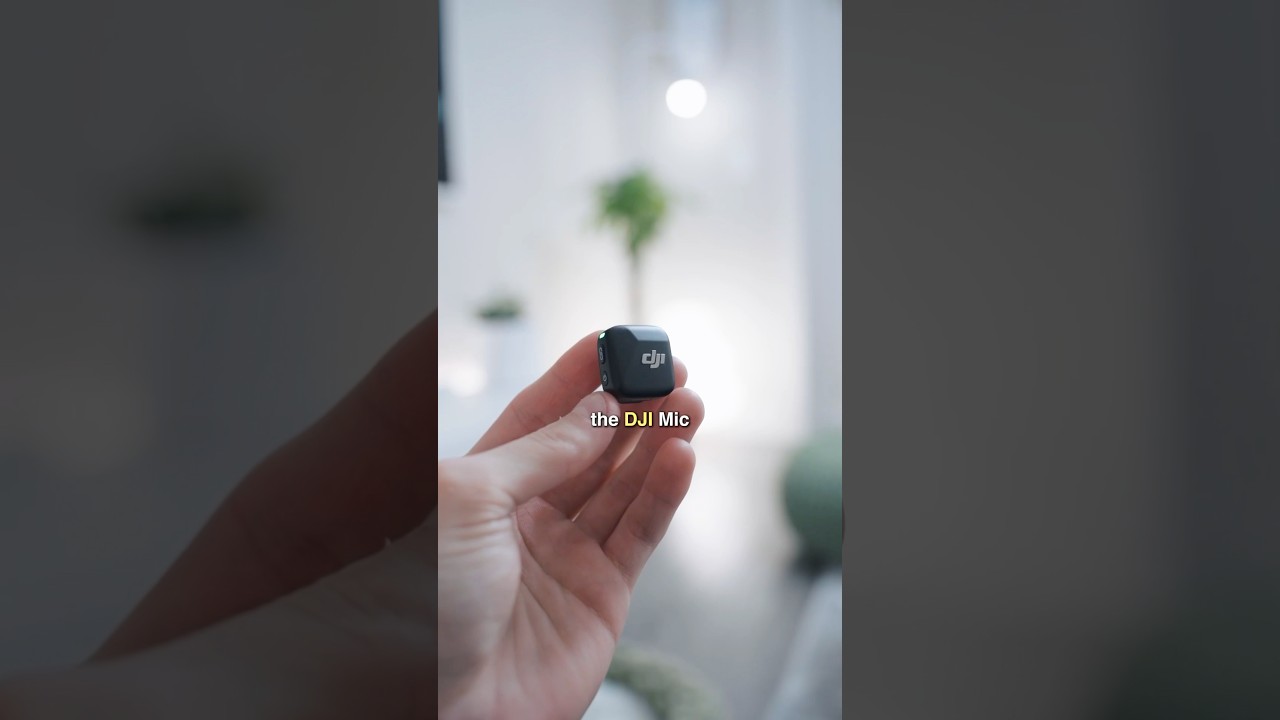 the DJI Mic Mini&rsquo;s noise canceling as a wireless microphone? #djimicmini #wirelessmicrophone
