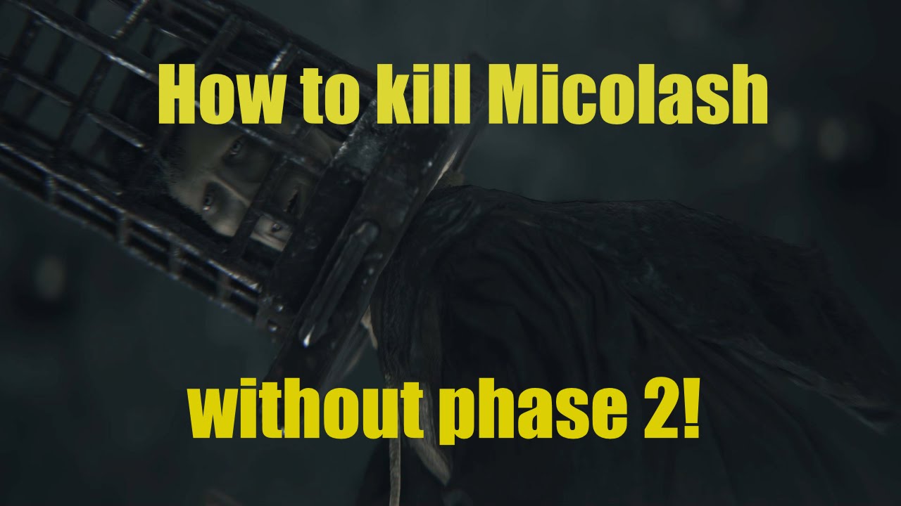 How to kill Micolash without phase 2!