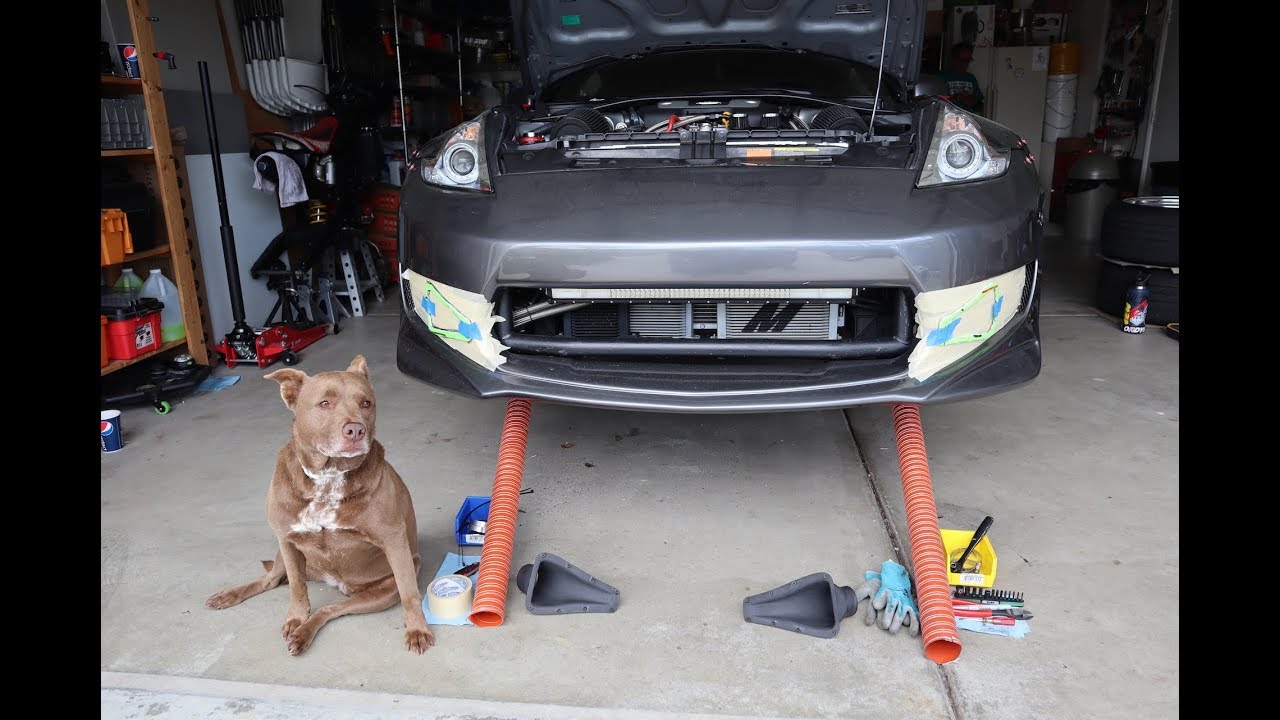 How to install 370z Brake Cooling