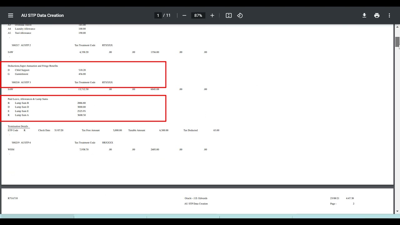 Preparing XML for Payroll Based on the ATO Standards for Australia