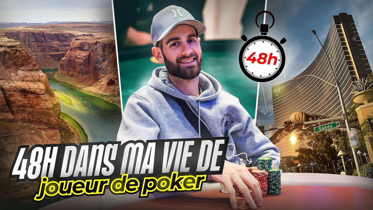 48h dans ma vie de joueur de poker à LAS VEGAS !